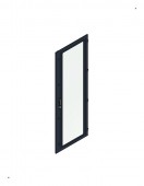 SORAX Glassdoor IP54, W=800xH=2.220mm, RAL9005