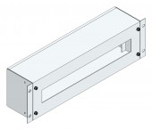 SORAX Hat Rail with Partitioning Sheet, 3U, RAL7035