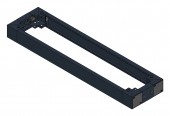 SORAX Plinth, Closed, W=300xD=1.200xH=100mm, RAL9005