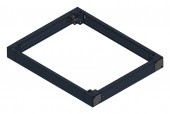 SORAX Plinth, Closed, W=800xD=1.000xH=100mm, RAL9005