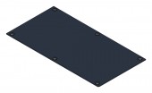 SORAX Roof Element IP54, W=600xD=1.200mm, RAL9005