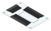 SORAX Roof Element, W=600xD=1.000mm, RAL7035