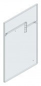 SORAX Side Wall D=800xH=2.200mm, RAL7035, divided