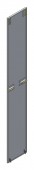SORAX Side Wall IP54, D=400xH=2.000mm, RAL7035