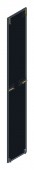 SORAX Side Wall IP54, D=400xH=2.000mm, RAL9005
