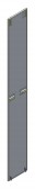 SORAX Side Wall IP54, D=400xH=2.200mm, RAL7035