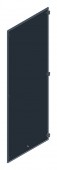 SORAX Side Wall IP54, D=800xH=2.000mm, RAL9005
