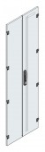 SORAX Steel Sheet Door Divided IP54, W=600xH=2.000mm,RAL7035