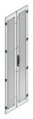 SORAX Ventilated Door, divided, W=600xH=2.200mm,RAL7035