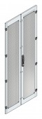 SORAX Ventilated Door, divided, W=800xH=2.000mm,RAL7035