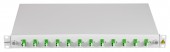 Splicebox, 12 Fibre, LC/APC, 9/125µm OS2, 19,1U,Class C