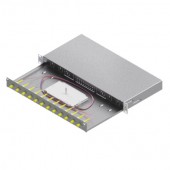 Splicebox, 12 fibre,FC, 9/125µm OS2, culisant,19,1UV