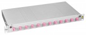 Splicebox, 12 fibre,LC,50/125µm OM4, culisant,19