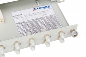 Splicebox, 12 fibre,ST,50/125µm OM3, culisant,19,1UV , ECO