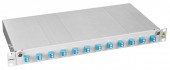 Splicebox, 4 fibre,LC, 9/125µm OS2, culisant,19
