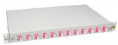 Splicebox, 4 fibre,LC,50/125µm OM4, culisant,19,1UV , ECO