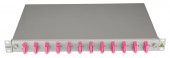 Splicebox, 4 fibre,SC,50/125µm OM4, culisant,19,1UV , ECO