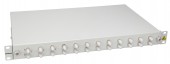 Splicebox, 4 fibre,ST,50/125µm OM3, culisant,19,1UV , ECO