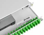Splicebox, 48 Fibre, SC/APC, 9/125µm OS2, 19,1U,Class C