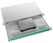 Splicebox FO, 48 Fibre, LC, 50/125µm OM3, 19, 1U, Class C