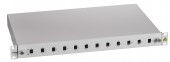 Splicebox FO gol pt. 12 cuplori LC-Duplex, 1U, RAL7035