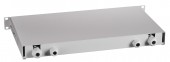 Splicebox FO gol pt. 12 cuplori LC-Duplex, 1U, RAL7035