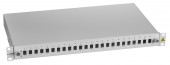 Splicebox FO gol pt. 24 cuplori LC-Duplex, 1U, RAL7035