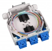 Splicebox FO pt. sina DIN,  12 Fibre, SC, 50/125µm OS2