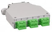 Splicebox FO pt. sina DIN, 12 Fibre, SC/APC, 9/125µm OS2