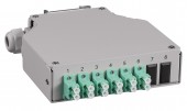Splicebox FO pt. sina DIN,  4 Fibre, LC, 50/125µm OM3