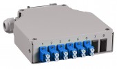 Splicebox FO pt. sina DIN,  4 Fibre, LC, 9/125µm OS2