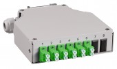 Splicebox FO pt. sina DIN,  4 Fibre, LC/APC, 9/125µm OS2