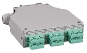 Splicebox FO pt. sina DIN,  8 Fibre, SC, 50/125µm OM3