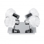 Spot Bara Careo Alb+Crom 4xG9 40W