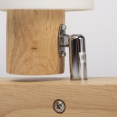 Spot Bara Nordik Alb+Natur 3XE14 40W