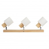 Spot Bara Nordik Alb+Natur 3XE14 40W
