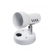 Spot Bara Rodin Alb 1xE14 Intrerupator 60W