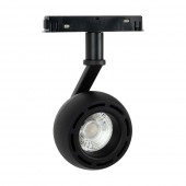 Spot Clasic Negru Rotund 10W 4000K IP20 pentru Sina Magnetica - NOVELITE