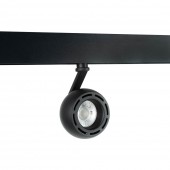 Spot Clasic Negru Rotund 10W 4000K IP20 pentru Sina Magnetica - NOVELITE
