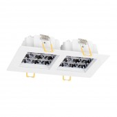 Spot LED patrat Roma SQ DB 9 24W 4000K, alb, Metsan