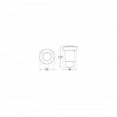 Spot Pietonal LED Negru CECI90 3.5W 2700K/4000K - FUMAGALLI