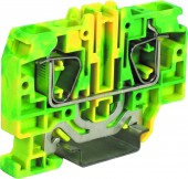 Spring clamp terminal HTE.10 green/yellow, 10 mm²