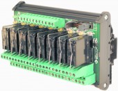 ST5 - Relaymodule, 8-way, 24VDC, 2A screw-type, pluggable