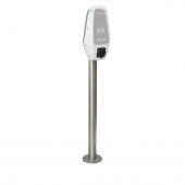 Stand for 1x CION, stainless steel, barrier-free (H130cm)