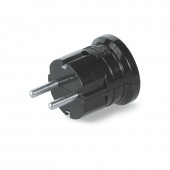 Stecher Schuko 2P+E 16A negru – SCAME | 130.2063/N