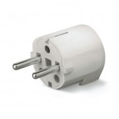 Stecher Schuko 90° 2P+E 16A alb – SCAME | 130.83