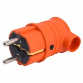 Stecher tip L cauciuc IP44 portocaliu – BYLION