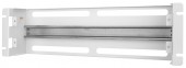 Suport 19“ ap modular,cu plastron si masca spate,3U,RAL7035