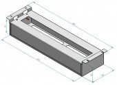 Suport 19“ ap modular,cu plastron si masca spate,3U,RAL7035