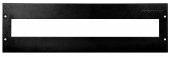 Suport 19' ap modular,cu plastron si masca spate,3U,RAL9005